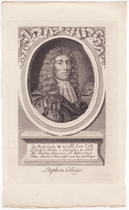 antique portrait from Pepys Diary